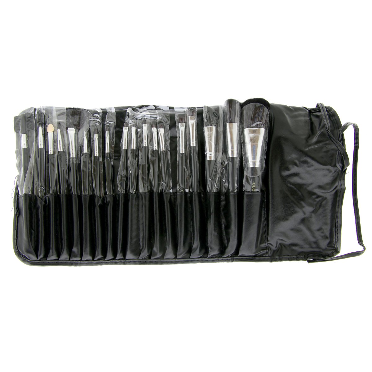 11779-5112-2-3-318 Set 18 pensule profesionale machiaj, Global Fashion, negre - imagine 1