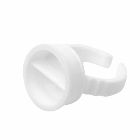 7116-plastikovoe-kolco-dlya-kleya-1-sht-sk-4 Set inel suport pentru extensii gene si adeziv, 10 bucati - imagine 1