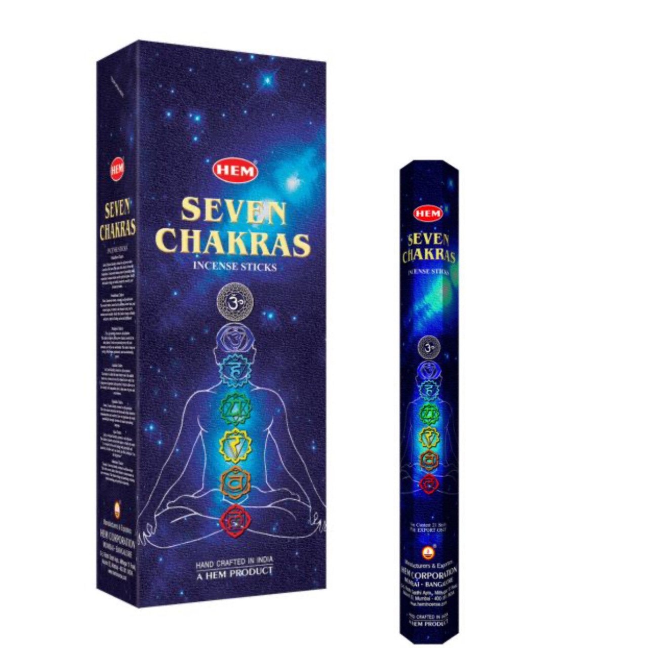 betisoare-parfumate-seven-chakras-set-6buc~2683 Betisoare parfumate Seven Chakras Set 6buc - imagine 1