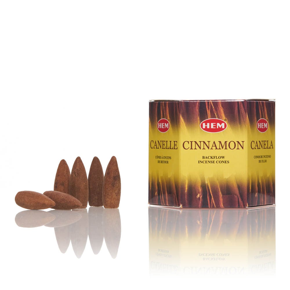 conuri-parfumate-backflow-cinnamon-hem-40buc~3538 Conuri parfumate backflow Cinnamon HEM 40buc - imagine 1